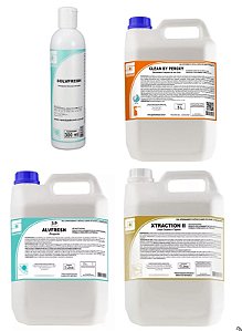 KIT SPARTAN 1 ALVFRESH 5L, 1 BY PEROXY 5L, 1  XTRACTION II 5L + 1 SOLVFRESH 300ML