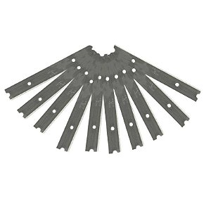 KIT 10 LÂMINAS P/ RASPADORES MULTIUSO VIDROS E PISOS