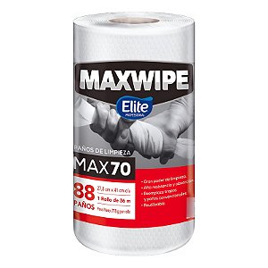 Pano De Limpeza Elite Reutilizável Maxwipe Max70 88 Folhas