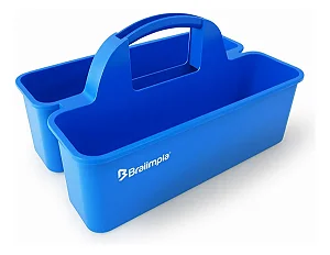 Cesto Funcional Organizador De Produtos De Limpeza Azul
