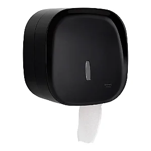 Dispenser Invoq Para Papel Rolo Preto Alta Resistência