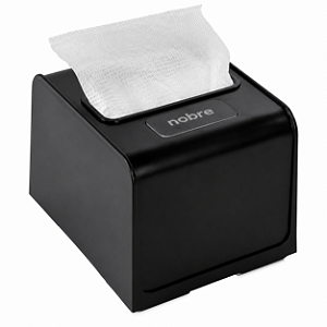 Dispenser Guardanapo Com ou Sem Porta Sachê Preto