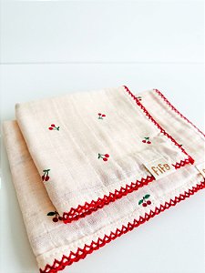 Kit Rendadinha - Cereja