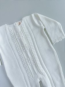 Macacão Raminhos Off White