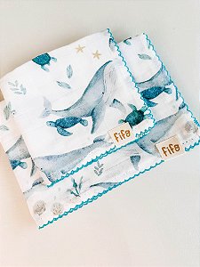 Kit Rendadinha - Fundo do Mar