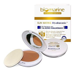 Hyaluronic Po Compacto Bronze Fps75 12g Biomarine