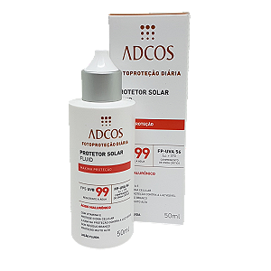 Adcos Fotoprotecao Filtro Solar Fluid  Fps99 Incolor 50ml