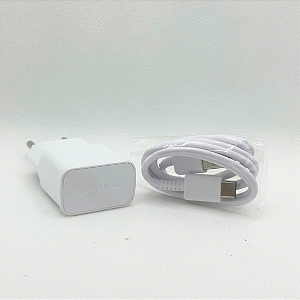 Carregador De Celular Samsung Com Cabo USB Tipo-C