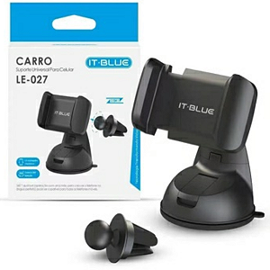 Suporte Veicular Universal para Celular LE-027 2 em 1 - It-Blue