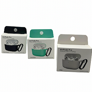 ￼Capa Protetora de Silicone Para AirPods Pro I13 Inpods Com Gancho