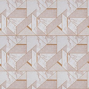 Papel de Parede Texturizado Geométrico Imitação de Mármore - PP408-1