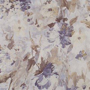 Papel de Parede Texturizado Floral Pincelado - PP286-1