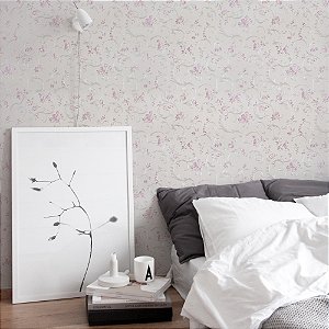 Papel de Parede Texturizado Arabesco Floral - PP256-1