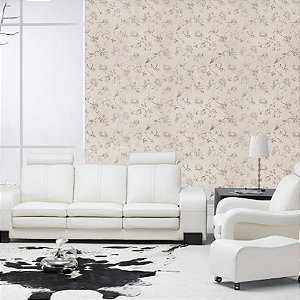 Papel de Parede Texturizado Floral - PP255