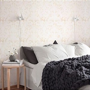 Papel de Parede Texturizado Arabesco Floral - PP254