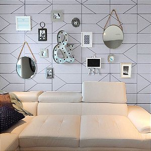Papel de Parede Texturizado Geométrico - PP243