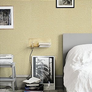Papel de Parede Texturizado Folha de Bambu Tropical - PP238-1