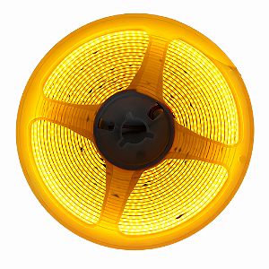 FITA LED COB AMARELA 12V IP20 360 LEDs/m 5m