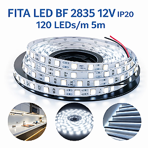 FITA LED BF 2835 12V IP20 120 LEDs/m 5m