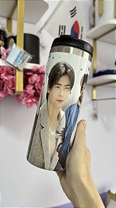 COPO TÉRMICO INOX BRANCO - CHA EUN-WOO