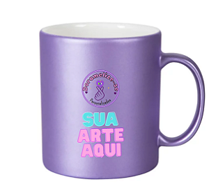 CANECA PEROLADA - FOSCA LILÁS