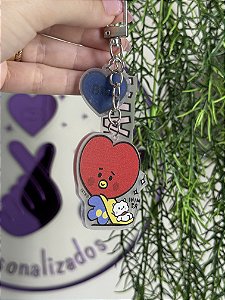 Chaveiro BT21 - acrílico