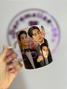 Caneca alça coração - Kim Soo-hyun