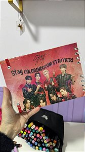 Caderno de colorir - Edição Exclusiva para Stays- StrayKids