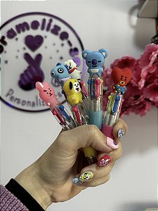 Caneta coloridas - BT21