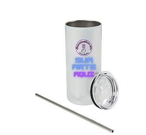 Copo térmico inox cintilante - Personalize do seu jeito