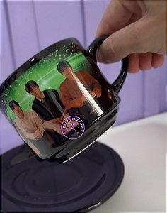 Edição Limitada ASTRO - Xícara com pires pretos