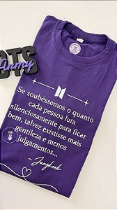 Camiseta BTS Jungkook – Frase Exclusiva ARMY