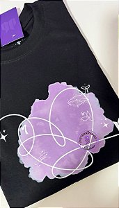 Camiseta Preta - BTS Love Yourself