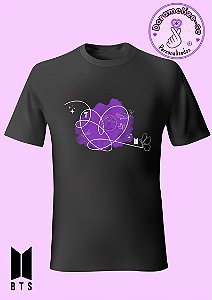 Camiseta Preta - BTS 12YEARS