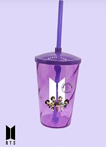 Copo BTS Roxo – Edição Exclusiva