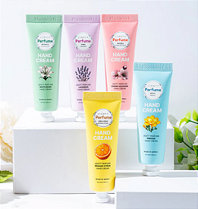 Creme para mãos coreano - Jigott Perfume Assorted Hand Cream Set