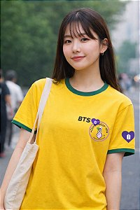 Camiseta BTS ARMY BR – Edição Especial Brasil