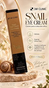 3W CLINIC SNAIL EYE CREAM – Creme para Área dos Olhos