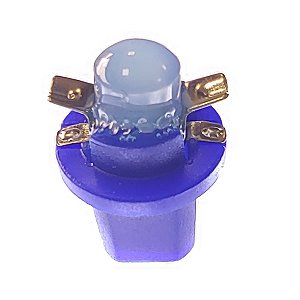 Lampada  Led Automotiva T5 B8.5 COB AZUL 12V Painel Instrumento Mosquito B8.5