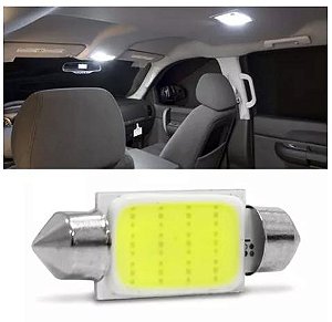 Torpedo Led Cob 31 mm  Luz Teto porta luvas placa