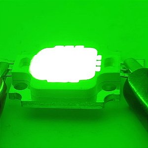Led 10w VERDE 510 a 530nm super led para luminárias refletores unid