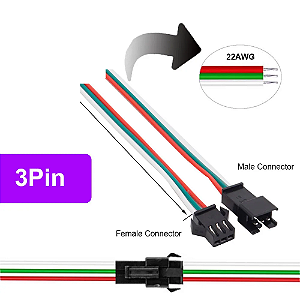 Conector De Engate Rápido 3 vias Macho Fêmea
