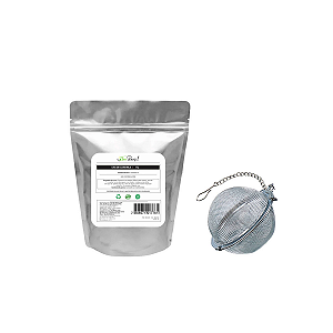 Kit: Chá De Camomila Gourmet Tea Brasil 50g + Infusor Inox