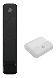 Combo Fechadura Digital Solis Biométrica Senha Cartão Yale