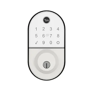 Fechadura Digital Compact Rolete Biometria e Senha Branca
