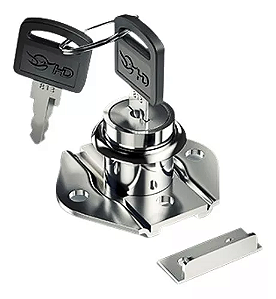 Fechadura 31mm com Batente e Chave Fixa HD Ferragens