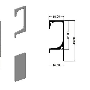 Tampa Zamac RM-052 Anodizado Rometal