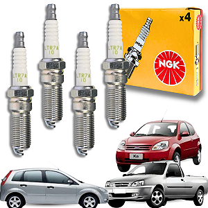 Jogo Vela De Ignição Ford Sigma 1.6 16v 2010 Em Diante Ecosport Fiesta Focus Ngk