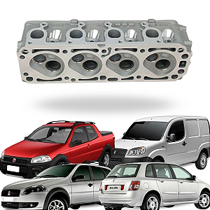 Cabeçote Incompleto Fiat 1.8 8v Palio Idea Punto Doblo Até 2012 Novo
