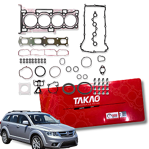 Jogo Juntas Completo Fiat Freemont 2.4 16v Chapa Com Retentores Takao